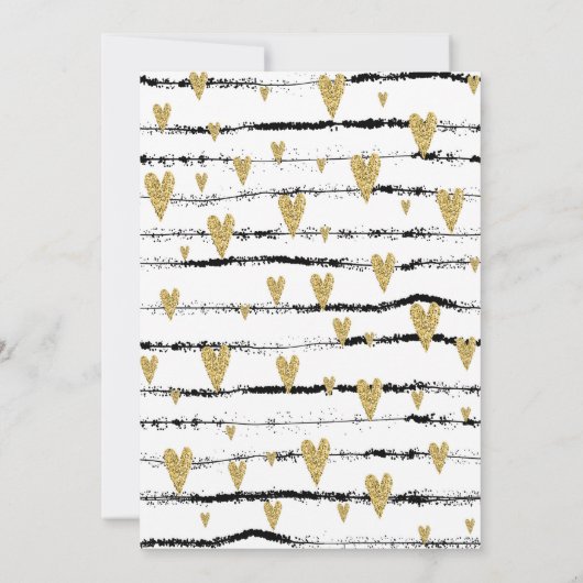 Zwten houden van een uitnodiging voor een witte do (Achterkant)