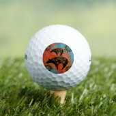 ZWUIDWESTELIJKE BEERKUNST GOLFBALLEN (Insitu Shirt)