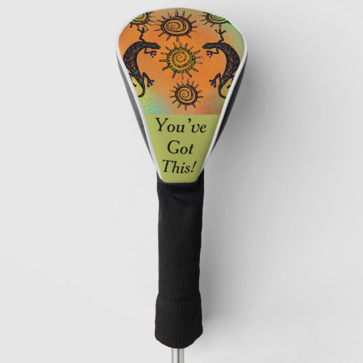 ZWUIDWESTELIJKE HAGEDIS KUNST GOLFHEADCOVER (Voorkant)