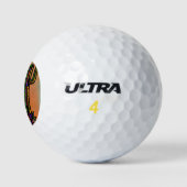 ZWUIDWESTELIJKE KOKOPELLI-KUNST GOLFBALLEN (Logo)