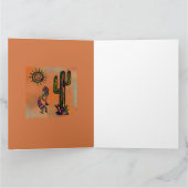 ZWUIDWESTELIJKE KOKOPELLI-KUNST KAART (Binnen)