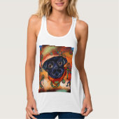ZWUIDWESTELIJKE PUG TANKTOP (Voorkant)