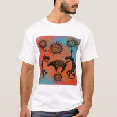 ZWUIDWESTER BEER KUNST T-SHIRT (Voorkant)