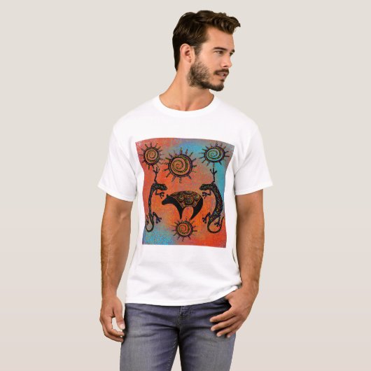 ZWUIDWESTER BEER KUNST T-SHIRT (Voorkant volledig)