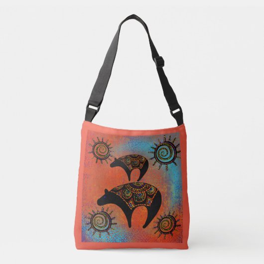 ZWUIDWESTER BEERKUNST CROSSBODY TAS (Voorkant)