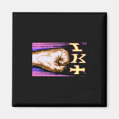 Zx Spectrum C64 Karate 8-bit Retro  Magneet (Voorkant)