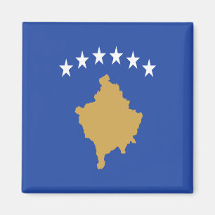 zXK001 KOSOVAR FLAG KOSOVO, Europe, Fridge Magnet