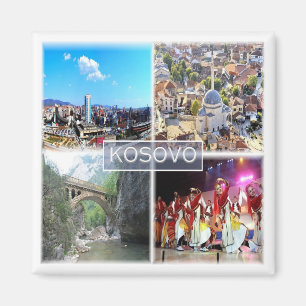 zXK005 KOSOVO, Europa, Fridge Magneet