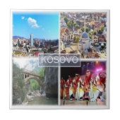 zXK005 KOSOVO, Europa, Tegeltje (Voorkant)
