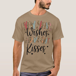 ZXkJ Nieuwjaar wenst Midnight Kisses Family Matchi T-shirt