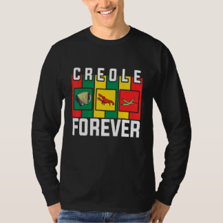 Zydeco Creole Forever Fan of Zydeco Music and Fest T-shirt