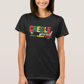 Zydeco Creool Trots op Zydeco Muziekfestivals Trai T-shirt