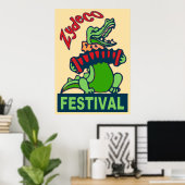Zydeco Festival Poster (Thuiskantoor)
