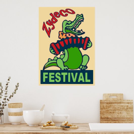 Zydeco Festival Poster (Keuken)