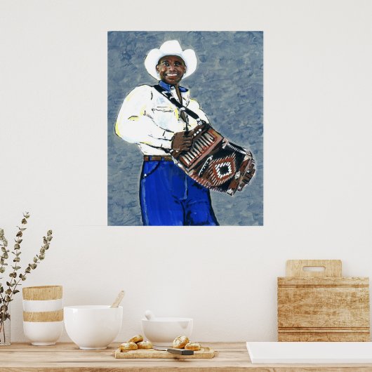 Zydeco Geno Poster (Keuken)
