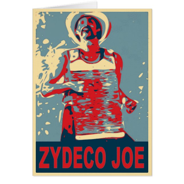 Zydeco Joe in het blauw (Voorkant)