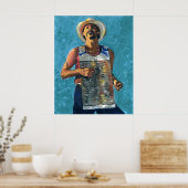 Zydeco Joe Painting Poster (Keuken)