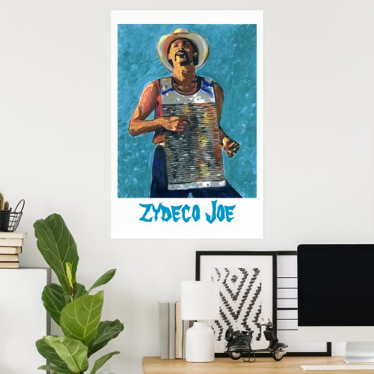 Zydeco Joe Poster (Thuiskantoor)