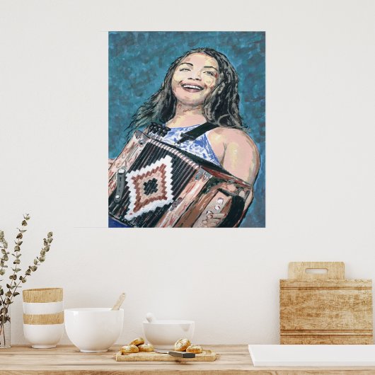 Zydeco Rosie Poster (Keuken)