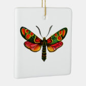 Zygaena carniolica - de Crepuscular Burnet Moth Keramisch Ornament (Rechts)