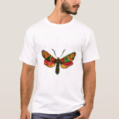 Zygaena carniolica - de Crepuscular Burnet Moth T-shirt (Voorkant)