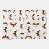 Zygaena carniolica - de Crepuscular Burnet Moth Theedoek (Horizontaal)