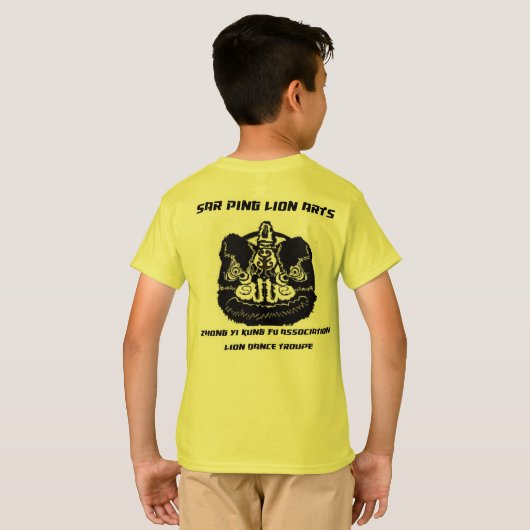 ZYKFA Sar Ping Lion Dance Jeugd Shirt (Achterkant volledig)