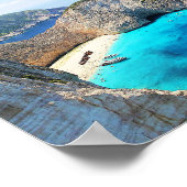 Zykynthos Shipwreck Beach, Griekenland Poster (Hoek)