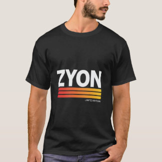 Zyon Limited Editie Vintage Aangepaste Naam Echtge T-shirt