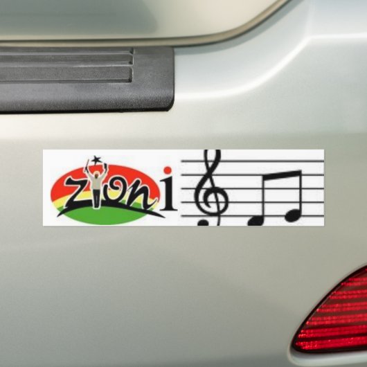 zyonimusic bumpersticker (Op auto)