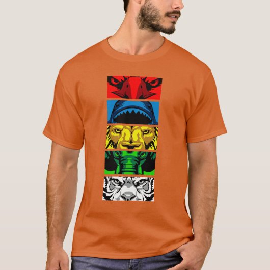 Zyuoh Animals familie T-shirt (Voorkant)
