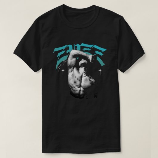 Zyzz Aesthetic Tribute T-shirt (Design voorkant)