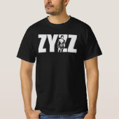 Zyzz veroverer logo t-shirt (Voorkant)