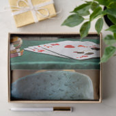 ZZ Tophat, harige kat speelkaarten Tissuepapier (Geschenk)