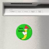 ZZ- Vakantie Santa Banana Magnet (Insitu (Vaatwasser))
