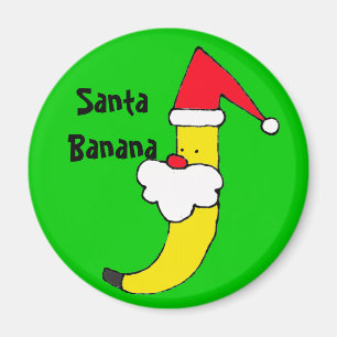 ZZ- Vakantie Santa Banana Magnet