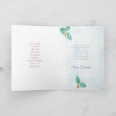 ZZ voor speciale peetouders op Christmas_001 Feestdagen Kaart (Binnen)