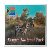 zZA004 KRUGEN National Park, Zuid-Afrika, Tegeltje (Voorkant)