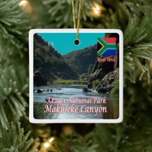 zZA005 ZUID-AFRIKA, N.P. Makuleke Canyon, Keramisch Ornament