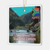 zZA005 ZUID-AFRIKA, N.P. Makuleke Canyon, Keramisch Ornament (Links)