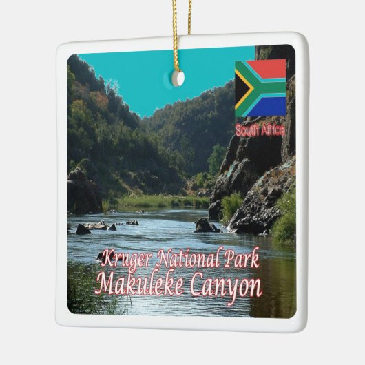 zZA005 ZUID-AFRIKA, N.P. Makuleke Canyon, Keramisch Ornament (Links)