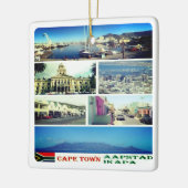 zZA007 KAAPSTAD, MOZAÏEK, Zuid-Afrika, Keramisch Ornament (Links)