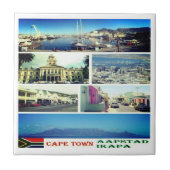 zZA007 KAAPSTAD, MOZAÏEK, Zuid-Afrika, Tegeltje (Voorkant)