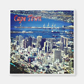 zZA008 CAPE TOWN, Aerial Uitzicht, Zuid-Afrika, Fr Magneet (Voorkant)