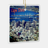 zZA008 KAAPSTAD, Uitzicht, Zuid-Afrika, Keramisch Ornament (Rechts)