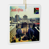 zZA022 ZUID-AFRIKA, Wits University, Keramisch Ornament (Rechts)