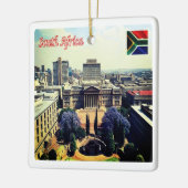 zZA022 ZUID-AFRIKA, Wits University, Keramisch Ornament (Links)