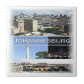 zZA029 JOHANNESBURG, Mozaïek, Zuid-Afrika, Tegeltje (Voorkant)