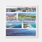 zZA032 CAPE TOWN, Mosaic, Zuid-Afrika, Fridge Magneet (Voorkant)