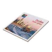 zZA037 DURBAN Skyline Crop, ZUID-AFRIKA Tegeltje (Zijkant)